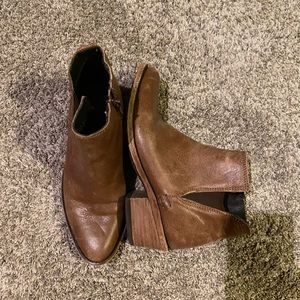 Libert Black booties! (Meant to be distressed - real leather)